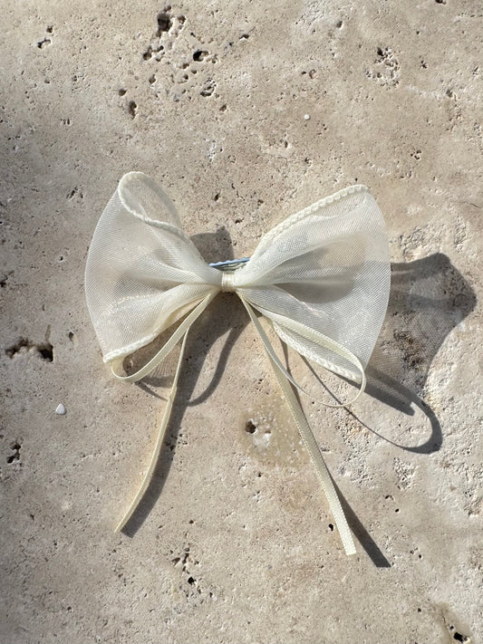 Elyse Bow - ivory